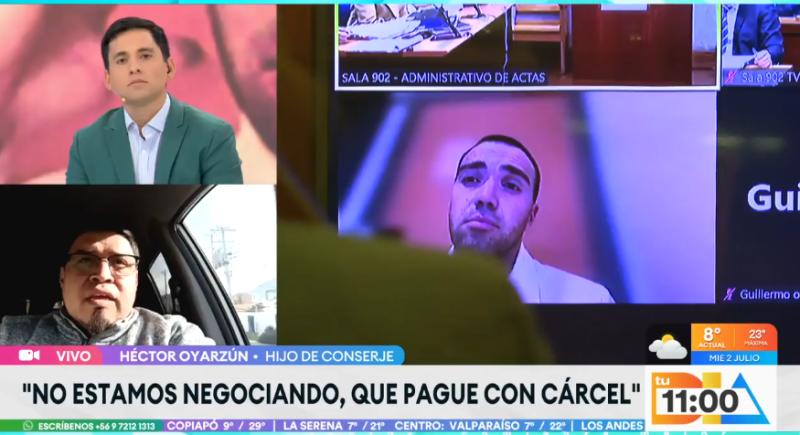 Hijo de conserje agredido desmiente a Martín de los Santos.