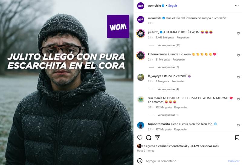 Julitroz reaccionó a cruel burla de WOM en redes sociales - Instagram