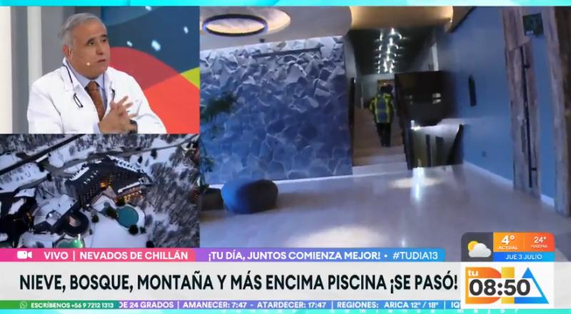 El Doctor Ugarte explica los beneficios de mojarse con agua fría luego de una ducha caliente.