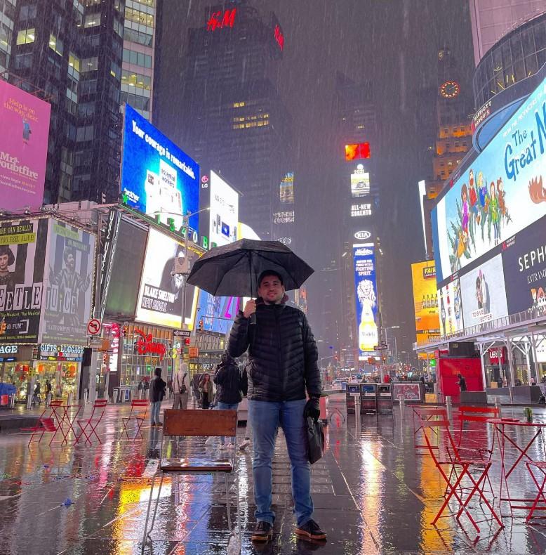 Foto José María del Pino en Nueva York | Instagram
