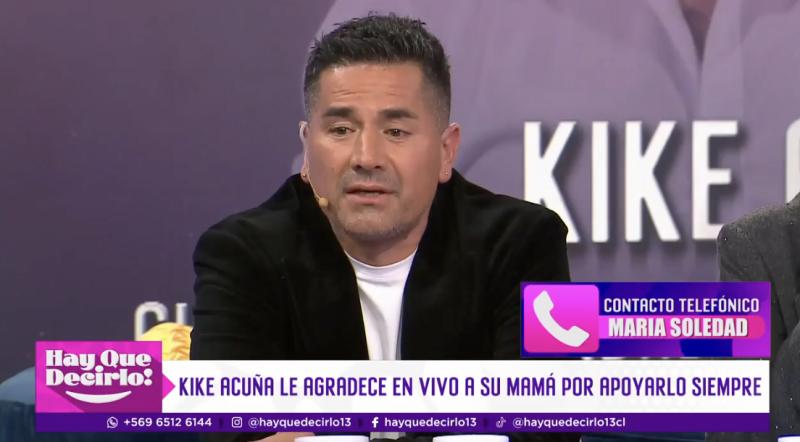 "Kike" Acuña recibe la llamada de su madre en "¡Hay que decirlo!".