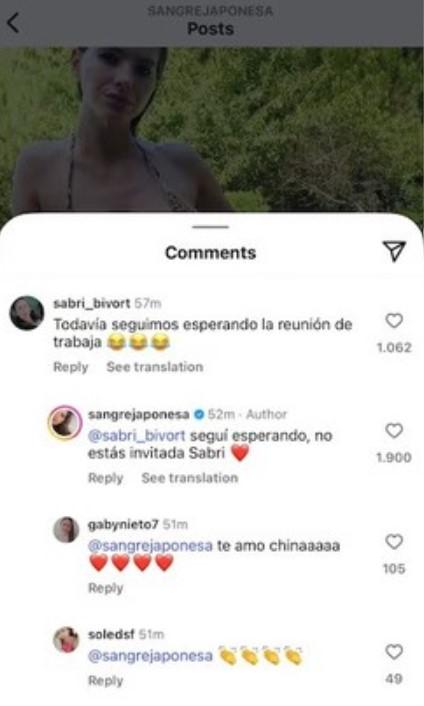 China Suárez respondió con todo a sus haters