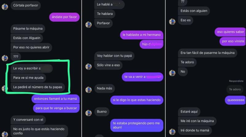 Los mensajes de Edmundo Varas a su expareja - Fotech
