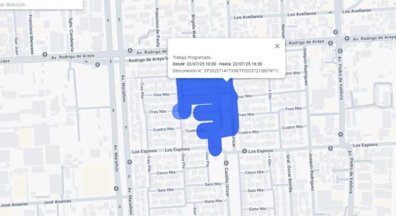 Corte de luz - Macul.