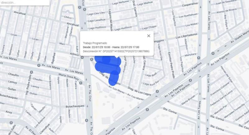 Corte de luz - Pudahuel.