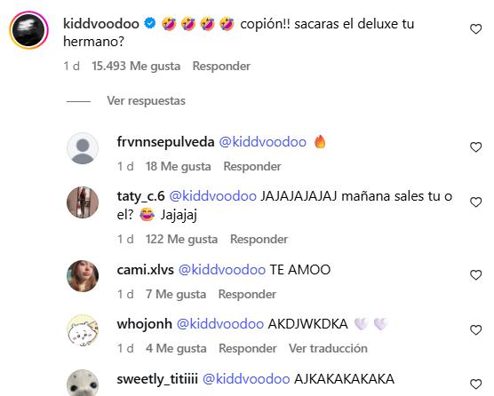 La reacción de Kidd Voodoo ante imitiación de Stefan Kramer - Instagram