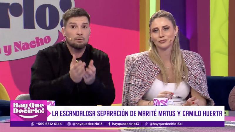 Luis Mateucci defiende a Camilo Huerta.