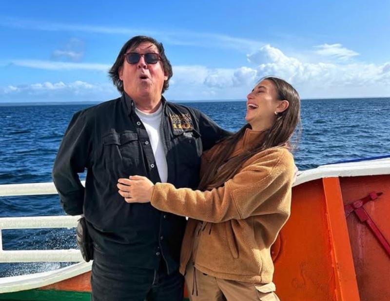 Emeterio y su hija Tita