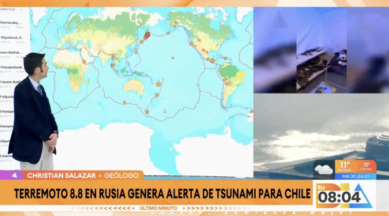 Clases suspendidas en algunas regiones del país por eventual llegada de tsunami.