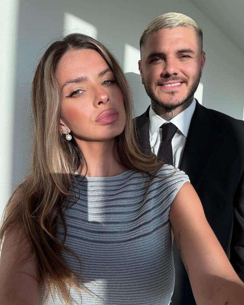 "China" Suárez y Mauro Icardi en Instagram.