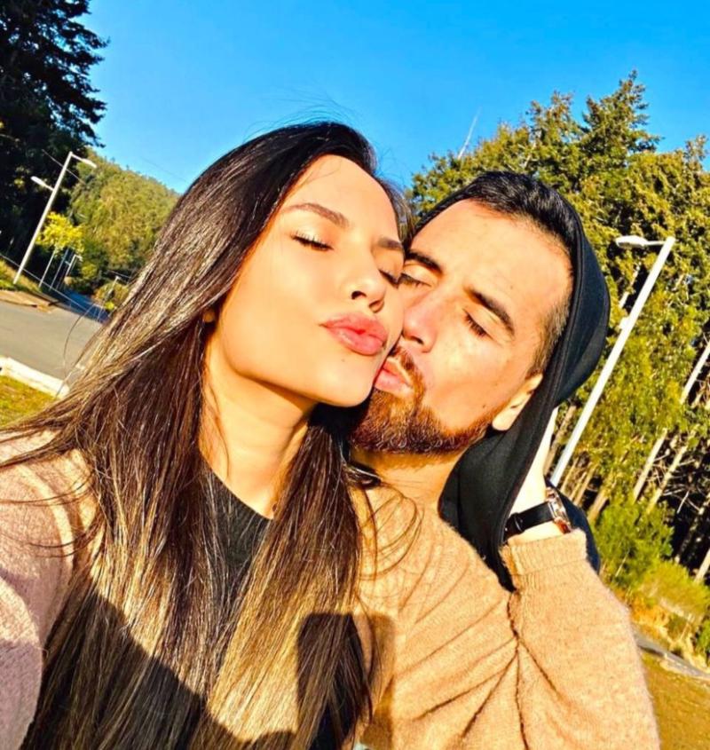 Daúd Gazale y su pareja Jeanny