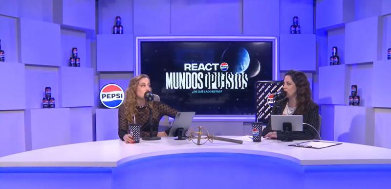 Dani Castro en el React de Mundos Opuestos