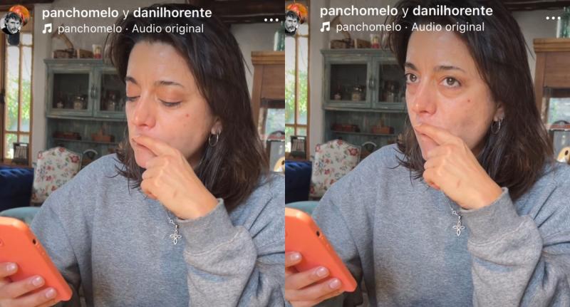 Daniela Lhorente reacciona a broma de Pancho Melo - Instagram