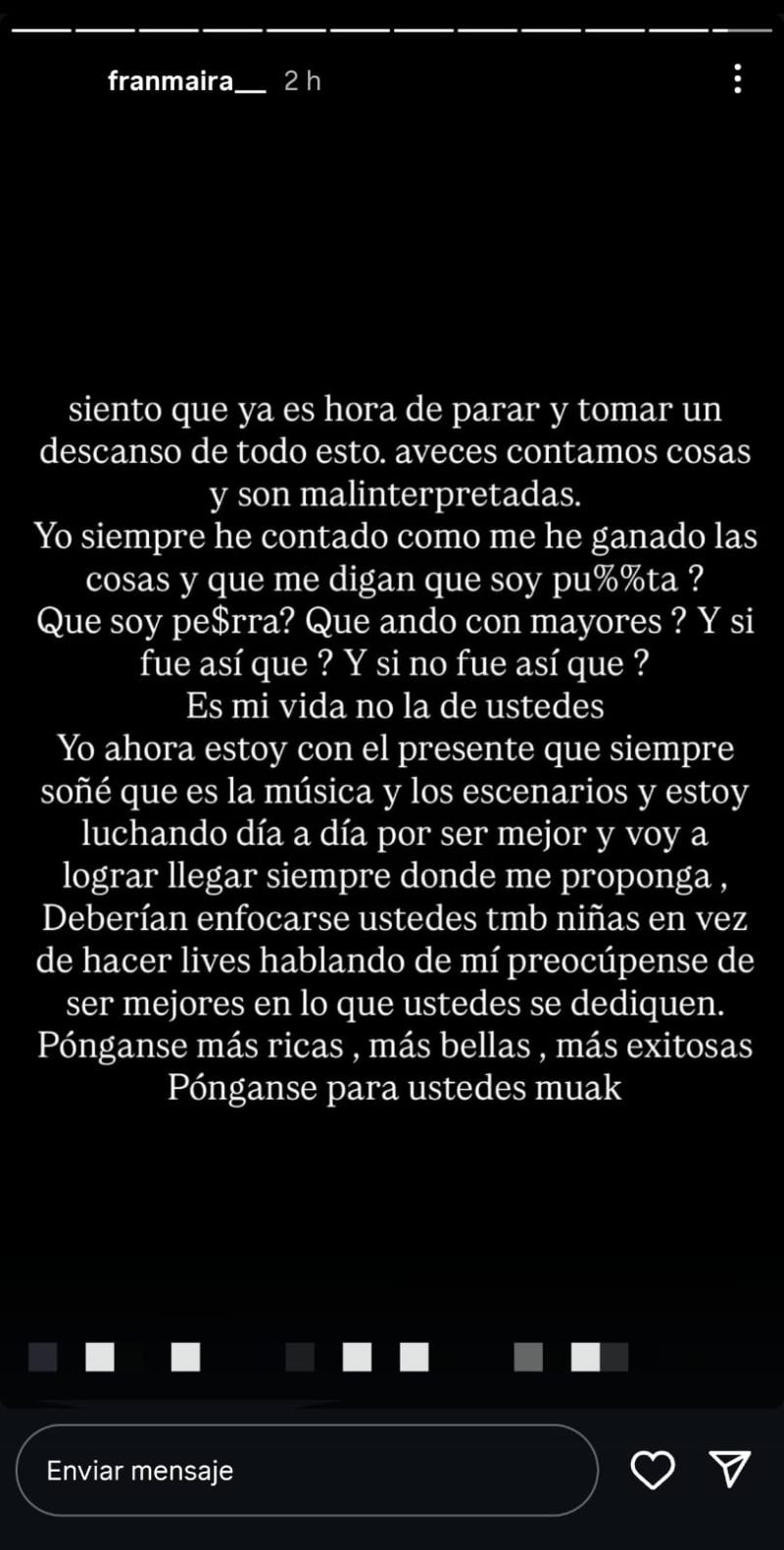 Fran Maira - Instagram