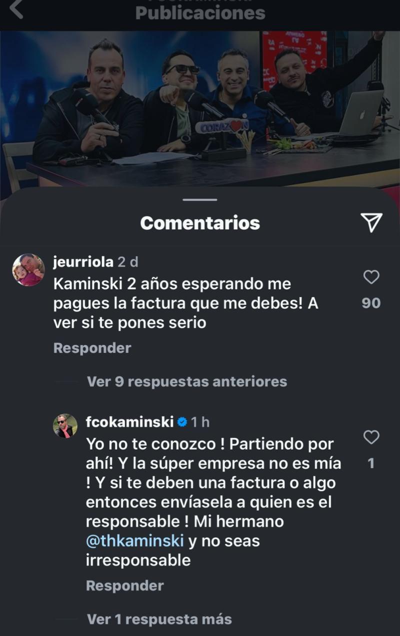 La acusación contra Francisco Kaminski