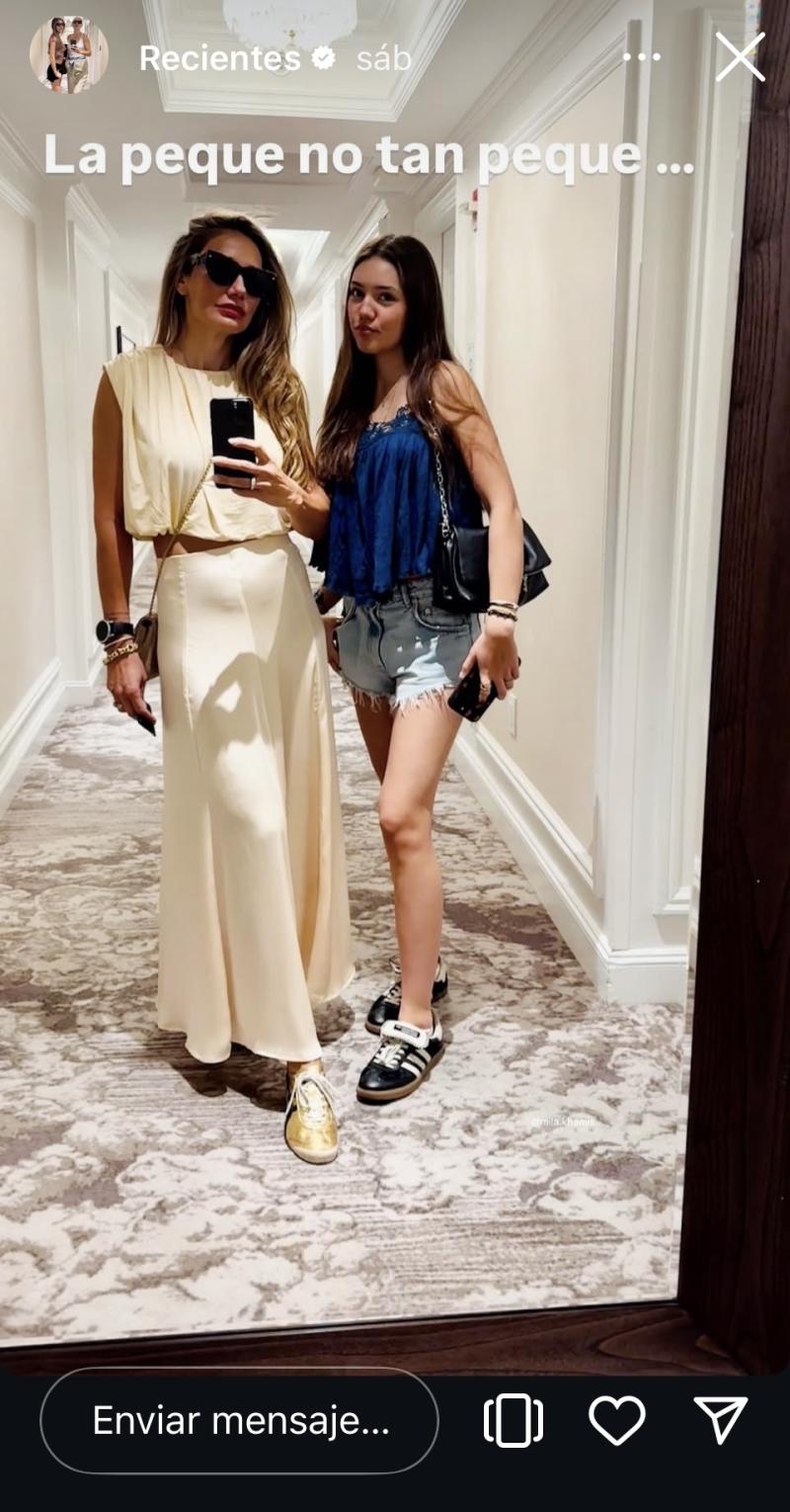 Carola de Moras y su hija Mila - Instagram