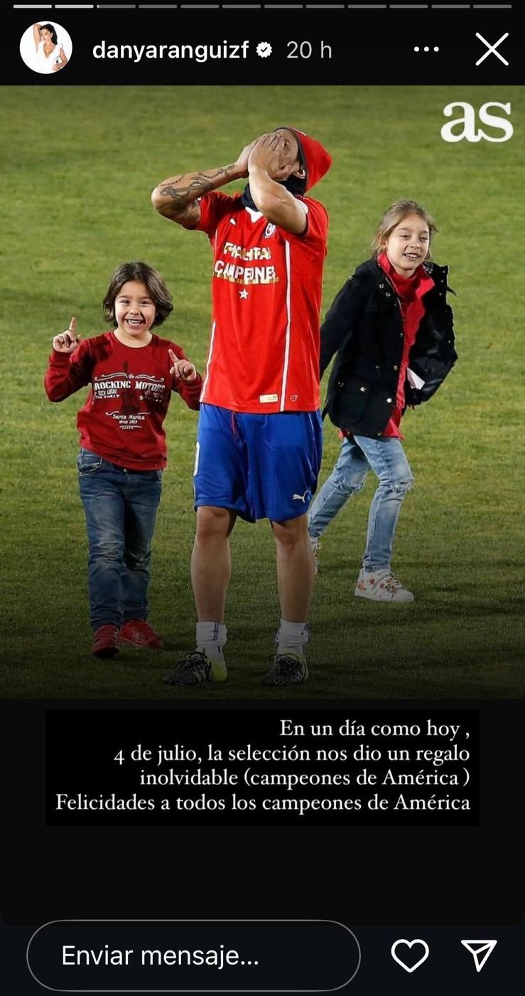 Daniela Aránguiz comparte imagen de Jorge Valdivia - Instagram