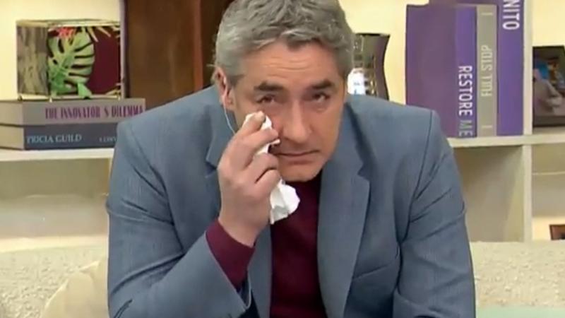 José Luis Repenning se puso a llorar por la ausencia de Priscilla Vargas