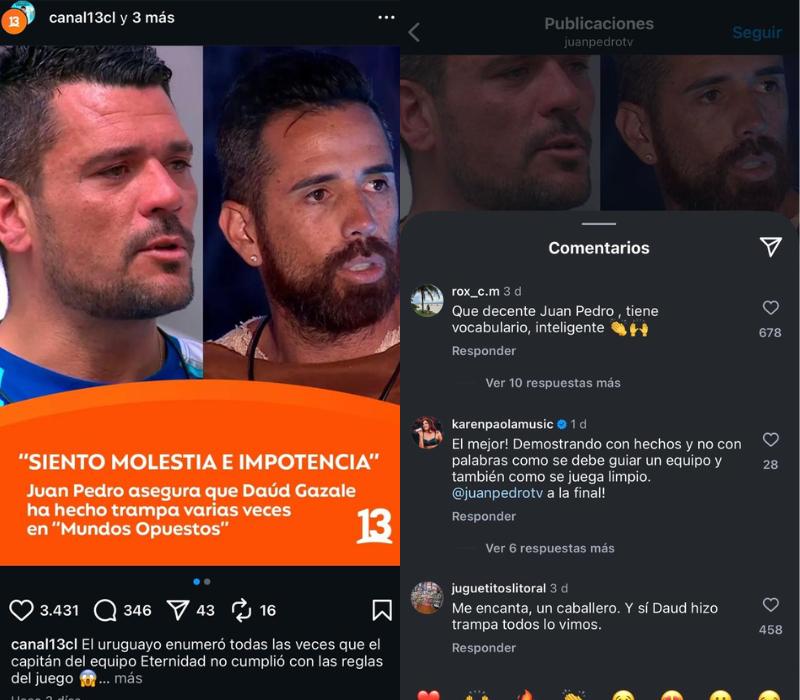 Karen Paola defiende a Juan Pedro Verdier.