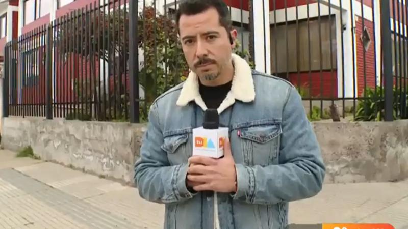 Rodrigo Pérez de "Tu Día" en Llolleo