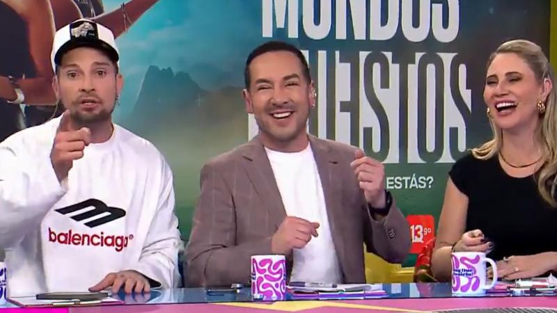 Luis Mateucci, Francisco Halzinki y Gissella Gallardo