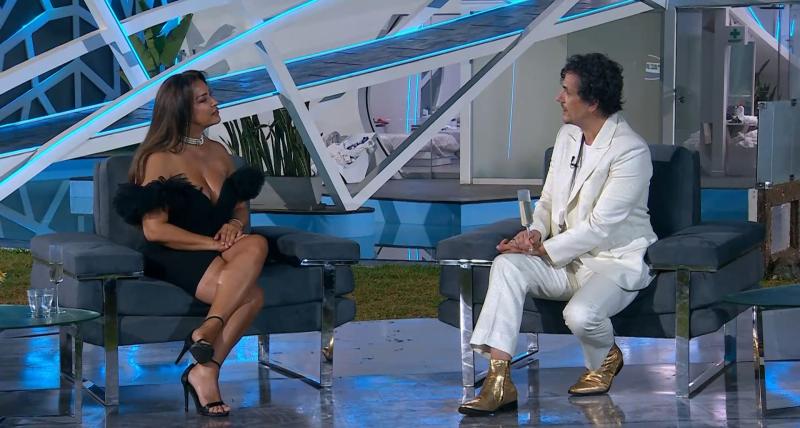 Marlen Olivari y Sergio Lagos en entrevista