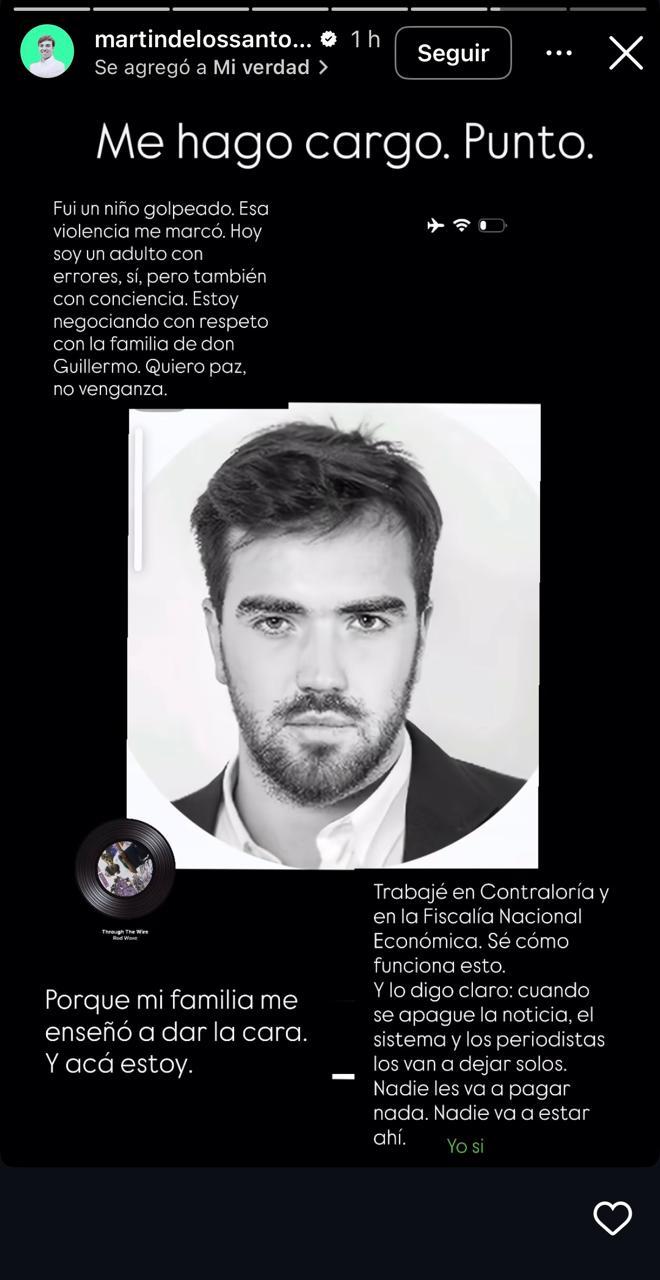 Martín de los Santos Instagram.