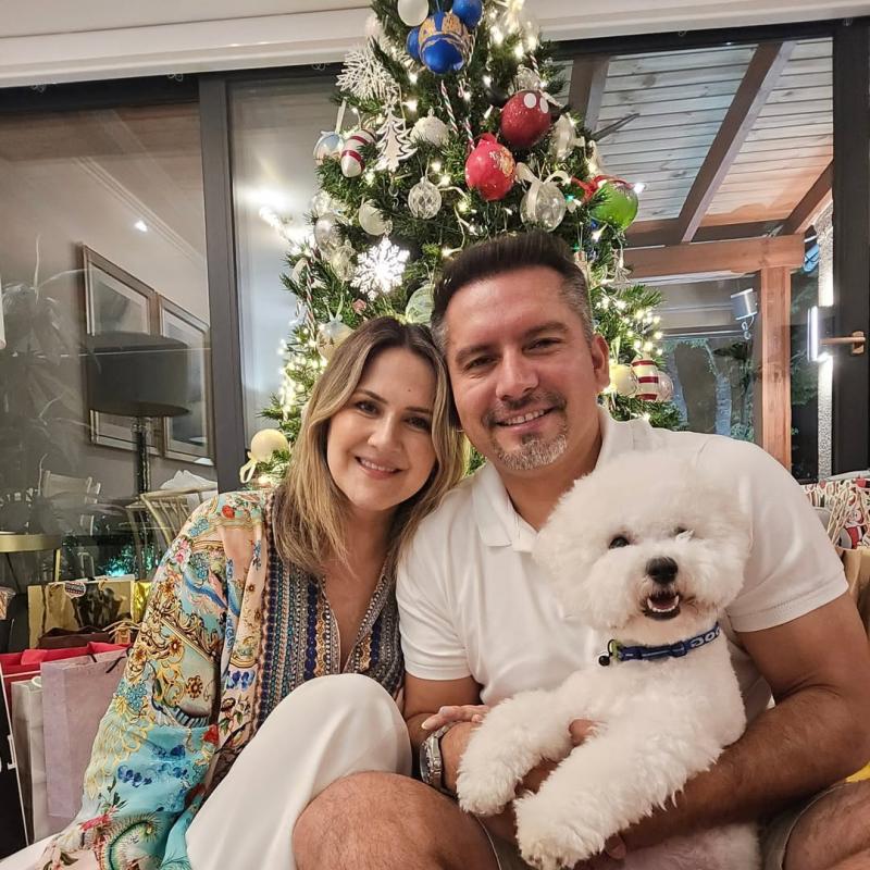 Michelle Adam junto a Marcelo Ortiz - Instagrma