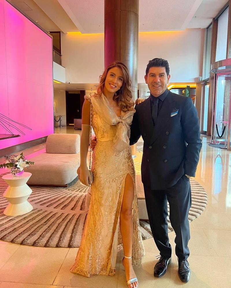 Marcelo Salas junto a María José Soler - Instagram