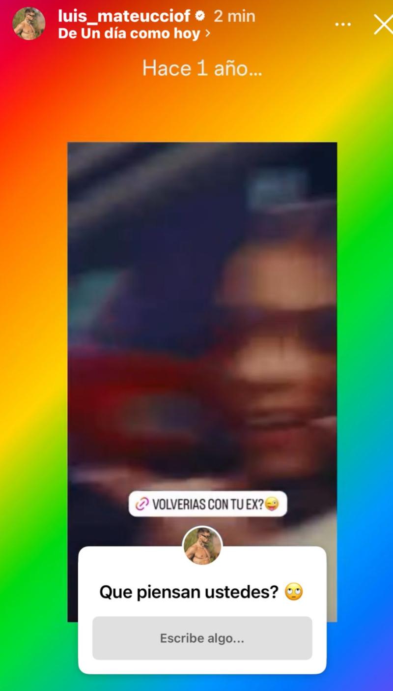 Indirecta de Luis Mateucci a Daniela Aránguiz