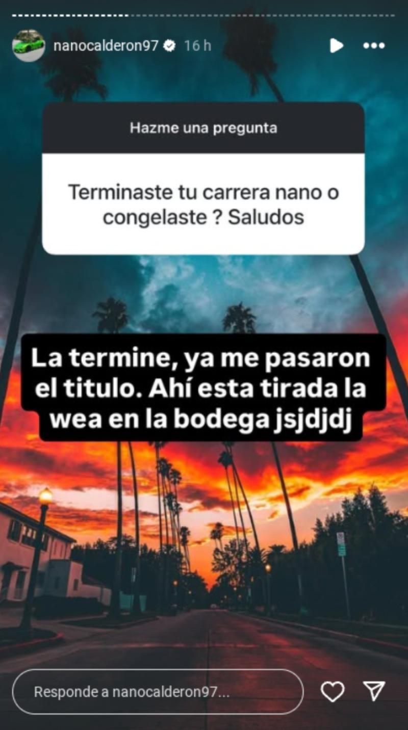Nano Calderón - Instagram