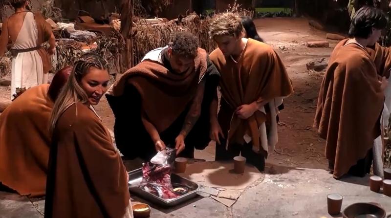 Pescado crudo en el Pasado