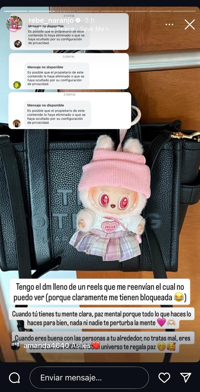 Rebeca Naranjo en Instagram.