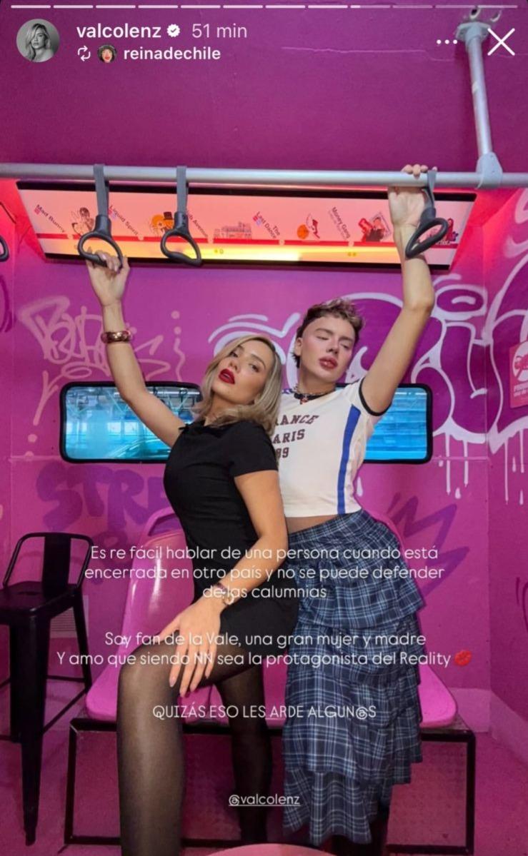 La defensa de Reina de Chile a Valentina Concha de Mundos Opuestos