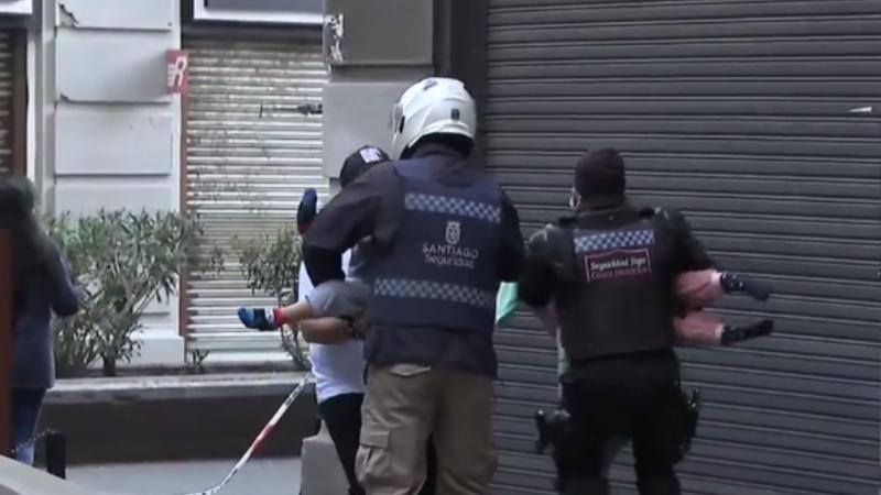 Incendio en Santiago