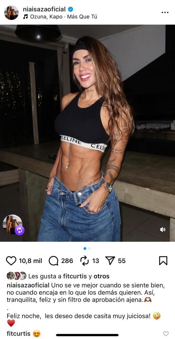 Yoan Curtis comentó la publicación de Sonia Isaza - Instagram