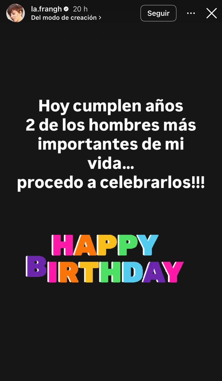 Historia Fran García-Huidobro sobre Julio César Rodríguez | Instagram