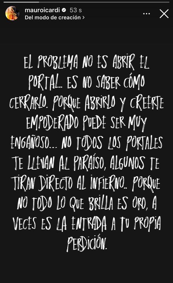 Mauro Icardi también reaccionó a polémica entre Benjamín Vicuña y China Suárez - Instagram