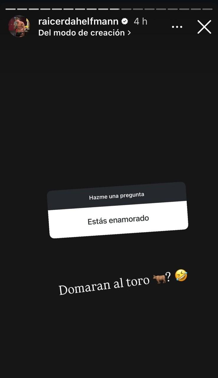 La curiosa respuesta de Raimundo Cerda en Instagram