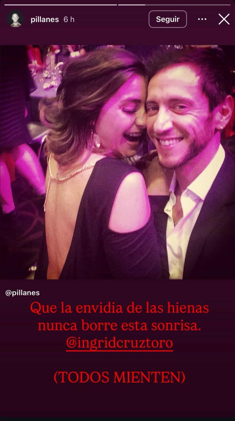 La férrea defensa de Pablo Illanes a Ingrid Cruz - Instagram