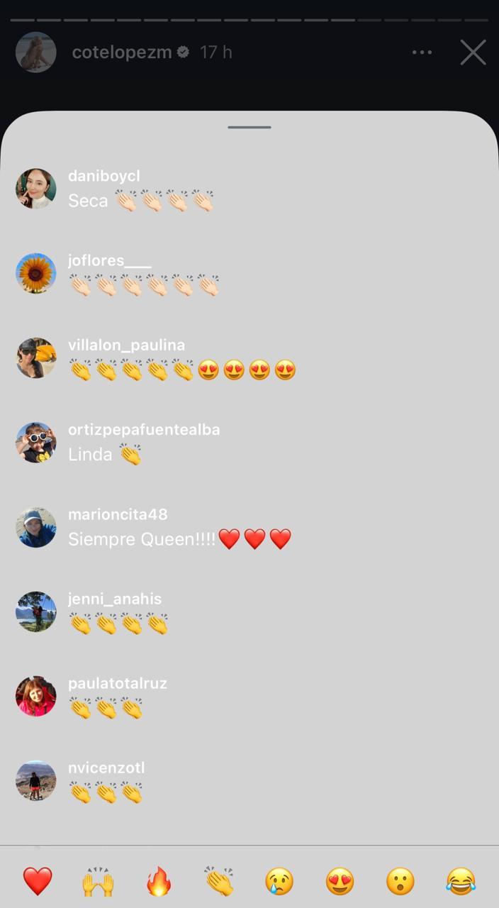 Coté López fue aplaudida por su respuesta sobre Disley