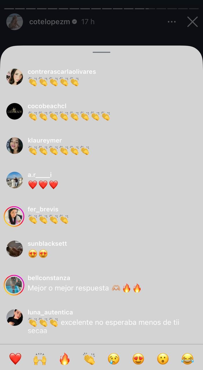 Coté López fue aplaudida por su respuesta sobre Disley