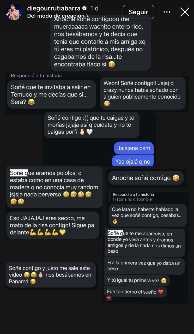 Historia de Diego Urrutia | Instagram