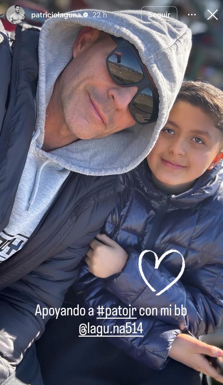 Pato Laguna y su hijo | Instagram