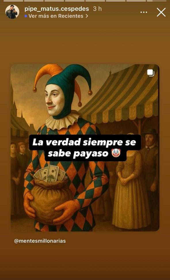 La llamativa publicación del hermano de Marité Matus - Instagram