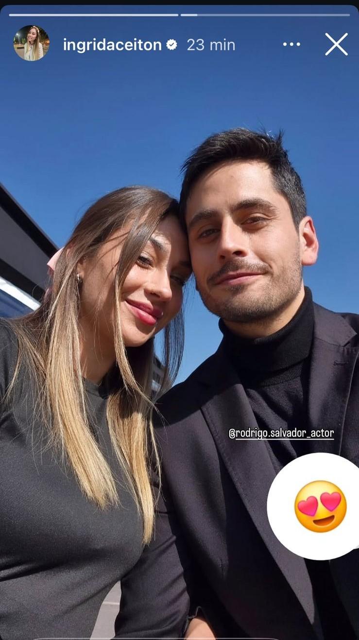 Ingrid Aceitón junto a su novio Rodrigo Montenegro - Instagram