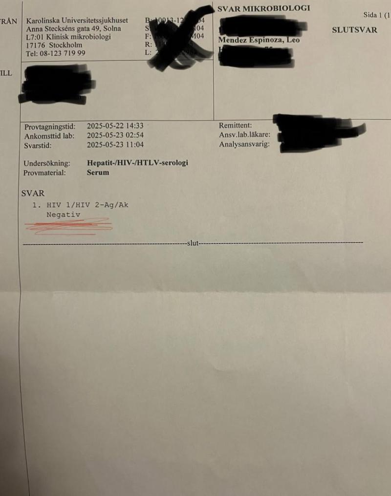 El documento que compartió Leo Méndez Jr. en su Instagram