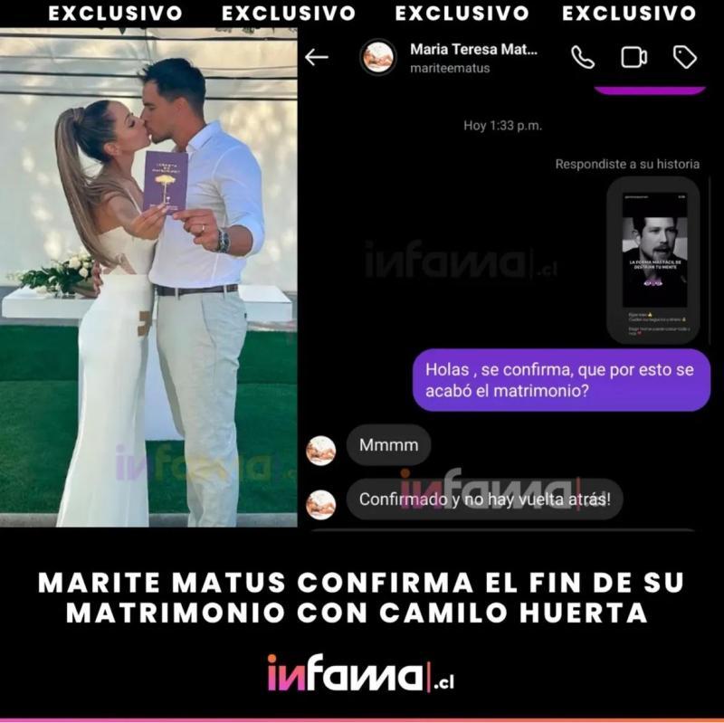 Marité confirma a Infama el quiebre - Instagram