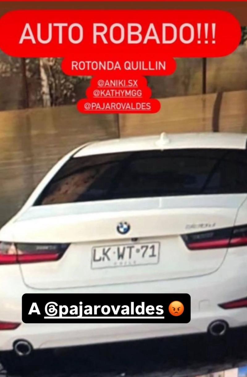Este es el auto que le robaron a Jaime Valdés, exjugador de Colo Colo - Instagram