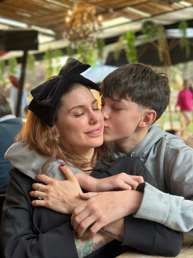 Wilma González junto a su hijo Noah - Instagram